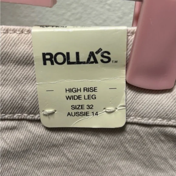 NWT Women's 32 Rolla's Sailor High Rise Wide Leg Jeans Size 32 - Picture 11 of 12